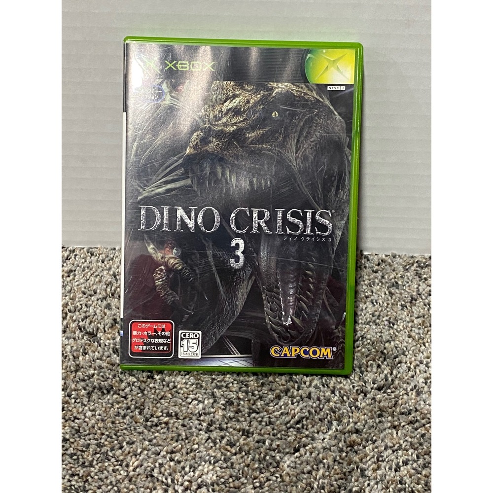 Video Game Xbox Japan Import Dino Crisis 3 Capcom Green NTSC-J Excellent